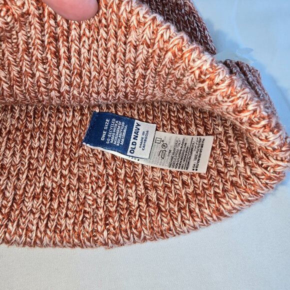 Old Navy Brown Knit Beanie Cap- NWT Winter Hat NEW - Picture 2 of 3